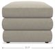 La-Z-Boy® Miles Pebble Leather Ottoman-5