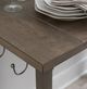 Linon Austin 3-Piece Pewter Dining Table Set-5
