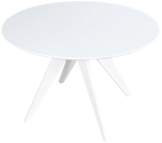 Jofran Inc. Axis White Round Dining Table-0