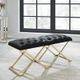 Inspire™ Rada Black/Brushed Gold Bench-4