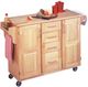 homestyles® General Line Natural Kitchen Cart-0