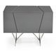 VIG Furniture Modrest Chrysler 4-Piece Gray Eastern King Bedroom Set-2