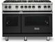 Viking® 5 Series 48" Cast Black Pro Style Liquid Propane Gas Range-0
