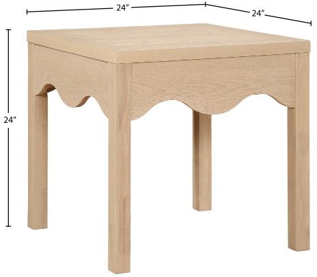 Meridian Furniture Fiora Natural End Table-3