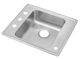 Elkay Lustertone® Classic Lustrous Satin Stainless Steel 25" x 22" x 6" 2-Hole Single Bowl Drop-in Classroom ADA Sink-0