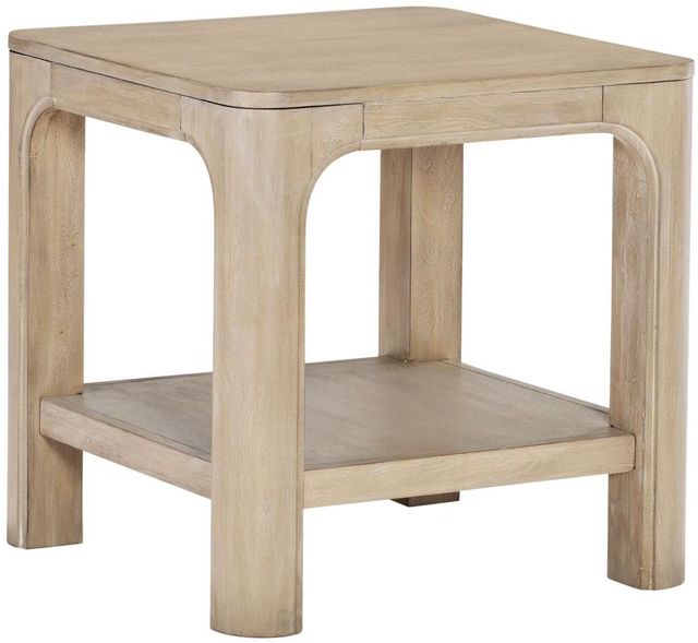 Coaster® Solano 2-Piece Weathered Mango Square Occasional Table Set-2
