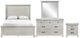 New Classic® Home Furnishings Silver Sands 4-Piece Gray King Panel Bedroom Set-0