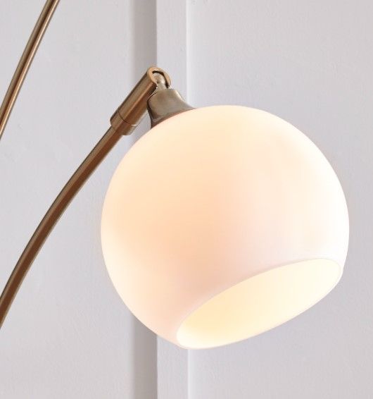 Signature Design by Ashley® Taliya Champagne/White Floor Lamp-1