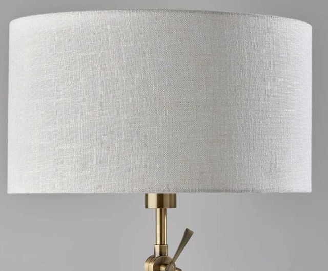 Adesso® Willard Antique Brass Joint Floor Lamp-2