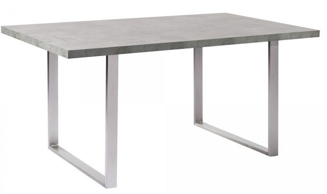 Armen Living Fenton Gray 63" Dining Table-0