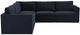 TOV Furniture Willow 5-Piece Navy Modular Sectional-0