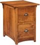 Country Classic Collection Customizable Mission 2-Drawer File Cabinet-0