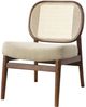 Coaster® Rayo Walnut Accent Chair with Padded Seat-2