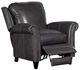 Bradington-Young Richardson Charcoal Manual High Leg Recliner-1