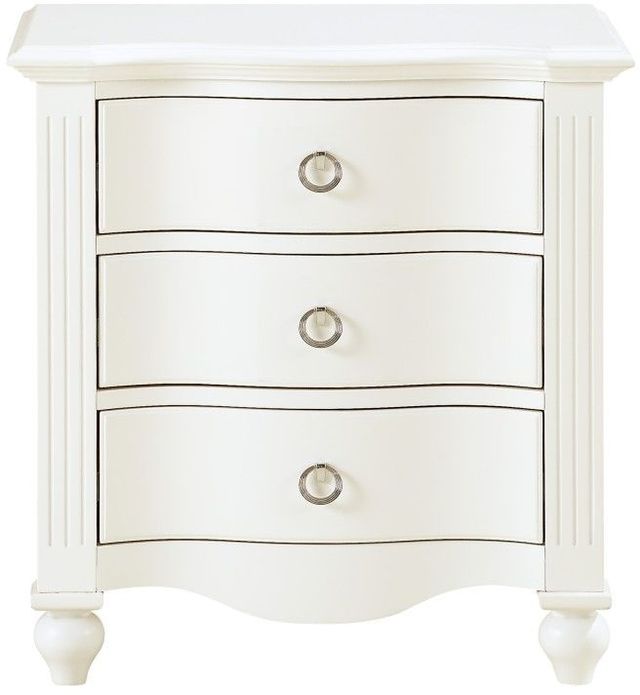 Homelegance® Meghan White Nightstand-2