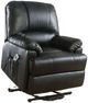 ACME Furniture Ixora Black Recliner with Power Lift and Massage-0