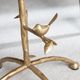 Crestview Collection Tweety Bird White Accent Table with Gold Base-4