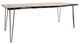 Jofran Inc. Nature's Edge 6-Piece Light Chestnut 79"Dining Set-2