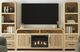 Elements International Ridgemont 4-Piece Natural Entertainment Unit with 70" TV Console-0