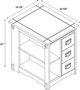 Powell® Mission Gray Side Table-2