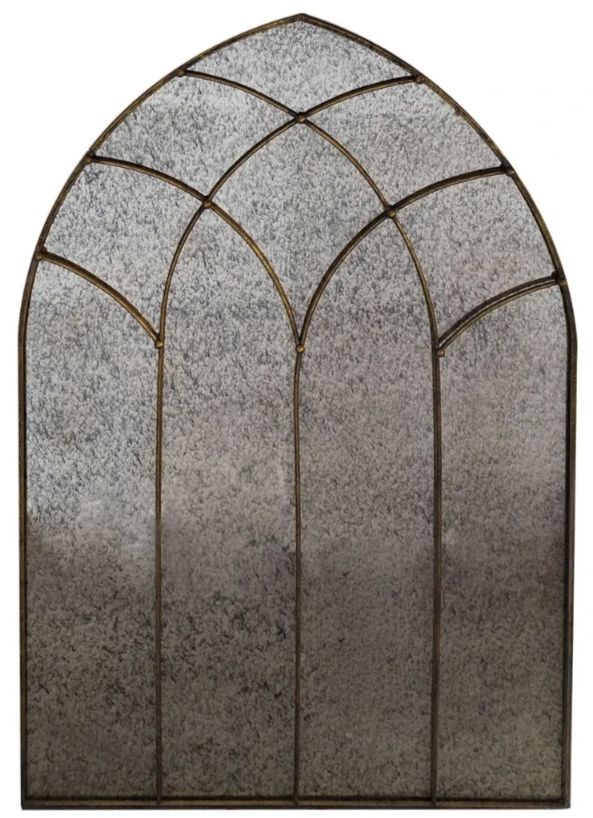 Crestview Collection Carroll Silver Mercury Wall Mirror-0