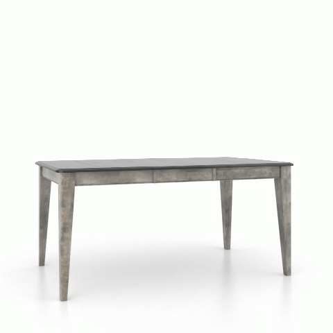 Canadel Customizable Gourmet 64" VE Base Dining Table with One Leaf -3