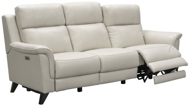 BarcaLounger® Kester Laurel Cream Leather Power Reclining Sofa-1