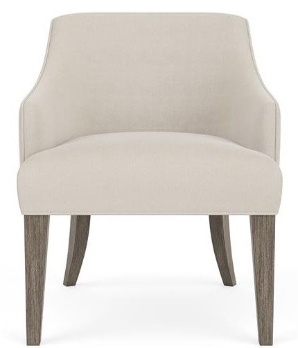 Riverside Furniture Sariel Designer Espresso/Light Gray Upholstered Host Chair-1