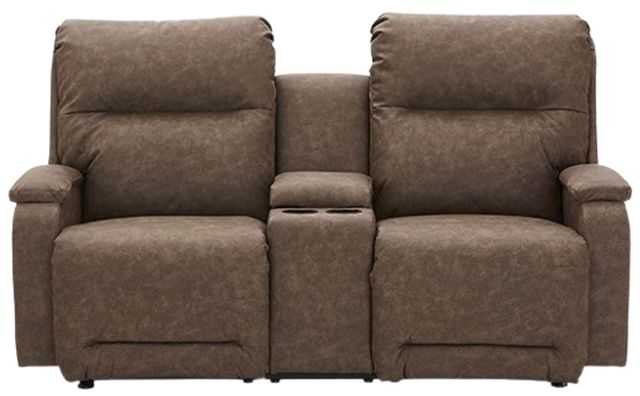 Best® Home Furnishings Customizable Maverly Leather Power Rocker Loveseat with Console-2