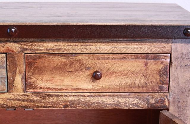 International Furniture Direct Antique Brown Server-3