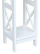 John Thomas Furniture® Home Accents White 30" X-Side Plant Stand Table-1