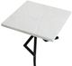 Stylecraft White Runner Drink Table with Black Frame-3