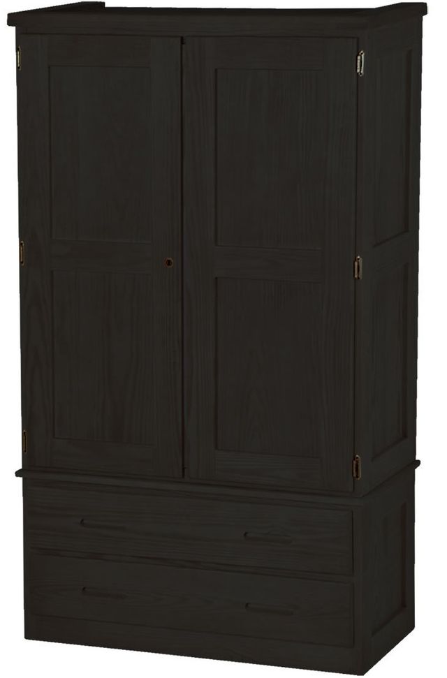 Crate Designs™ Furniture Espresso Comb Armoire-1