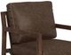 International Furniture Direct Milan Brown/Lacquer Brown Accent Chair-3