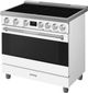 Smeg Professional 36" Matte White Pro Style Induction Range-2