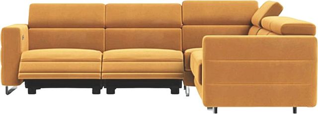Palliser® Furniture Customizable Marco 4-Piece Wide Right Arm Facing Power Reclining Sectional and Full Sofa Bed-2