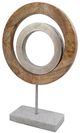 A & B Home Asther Brown Ring Decorative Statue-2