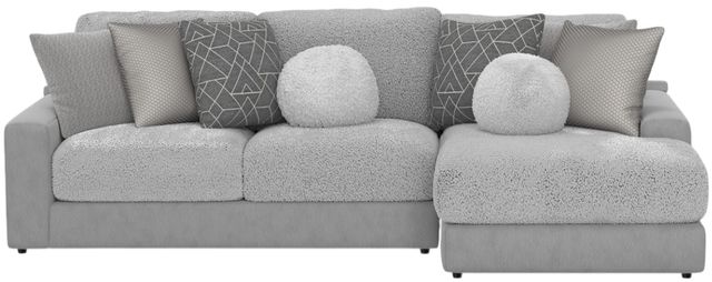 Jackson Furniture Canyon 2-Piece Gray/Platinum/Zinc Right-Arm Facing Sectional-3