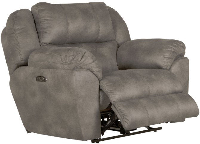 Catnapper Ferrington Steel Power Headrest with Lumbar Power Lay Flat Recliner Jacksonville NC