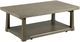 Hammary® Torres Natural Gray Concrete Top Rectangular Coffee Table with Weathered Brown Base-0