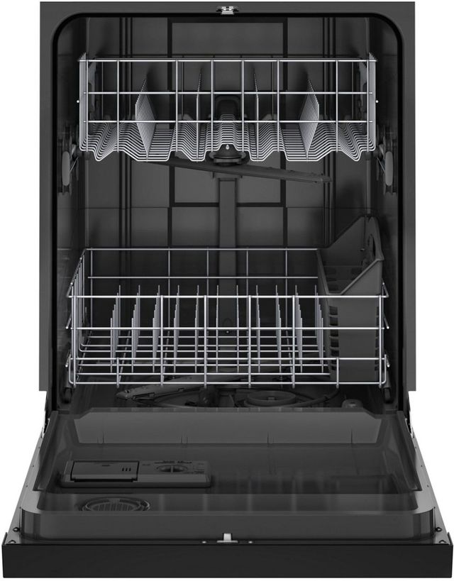 Amana® 24" Stainless Steel Front Control Built In Dishwasher with Midnight Interior-1