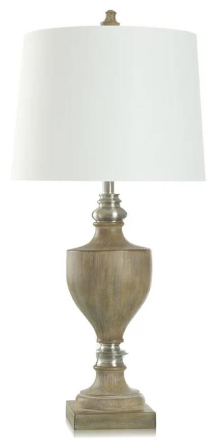 Stylecraft Gambell/White Table Lamp -0
