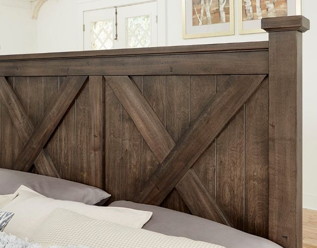 Artisan & Post by Vaughan-Bassett Cool Rustic Mink King Storage Panel Bed-2
