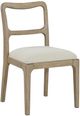 Bernards Pagosa Ivory/Oak Wood Back Dining Chair-0