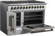 FORNO® Galiano Alta Qualita 30" White Pro Style Dual Fuel Range -4