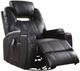 ACME Furniture Waterlily Black Motion Rocker Recliner with Swivel-3
