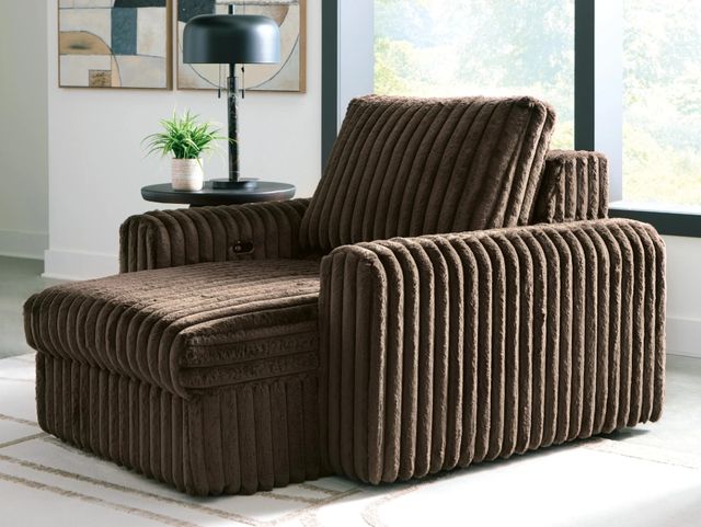 Signature Design by Ashley® HamlinBay Chocolate Power Gliding Chaise-2