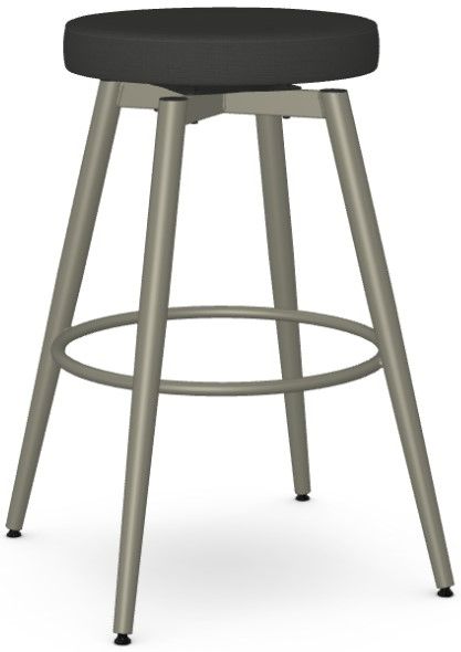 Amisco Customizable Nox Swivel Bar Stool-1