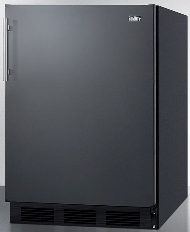 Summit® 24" 5.5 Cu. Ft. Black Compact Refrigerator-1