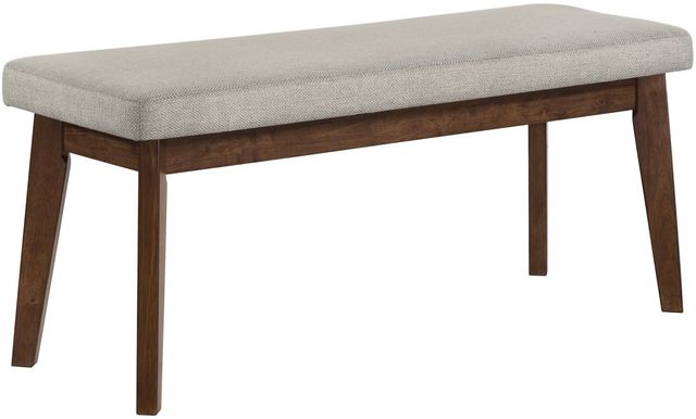 Crown Mark Salerno Beige/Brown Dining Bench-0